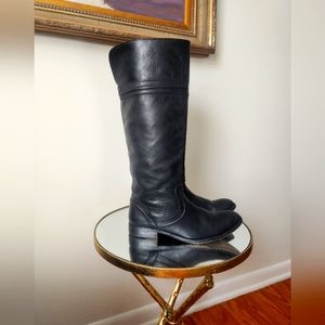 Frye Melissa Trapunto Black Boots 9